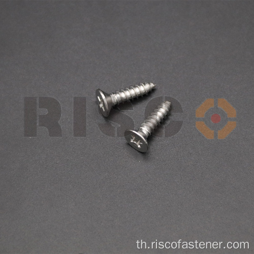 สแตนเลสสตีล CSK Head Self Tapping Screw